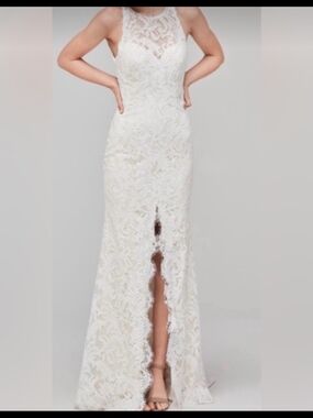 Willowby By Watters Boho Bridal Gown with Front Slit